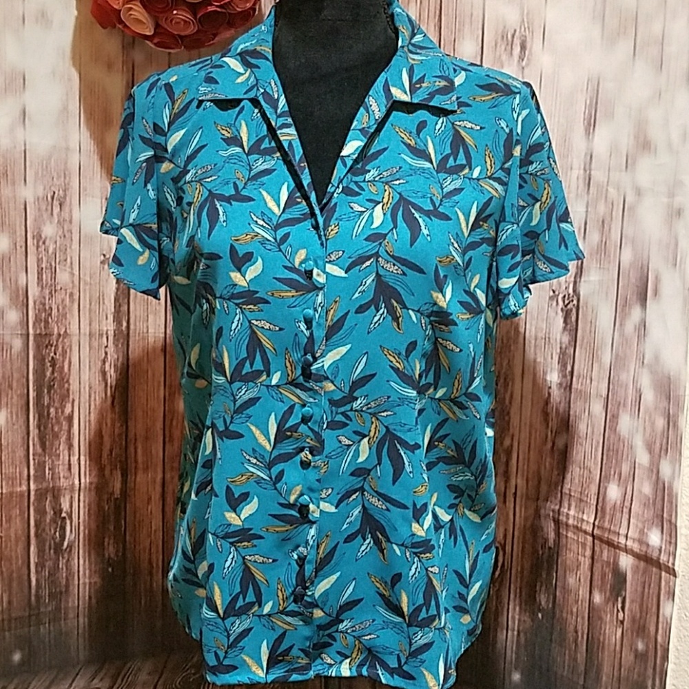 🔖Croft & Barrow fluttery sleeves blouse - Picture 1 of 6